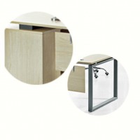 简约主管板式办公桌 新品经理桌 老板电脑桌 钢木结合办公桌