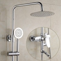 直销 鲨鱼三档 增压全铜花洒淋浴套装 带升降 暗装花洒淋浴器