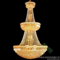 供应水晶吊灯  酒店大堂水晶灯  水晶灯工程
