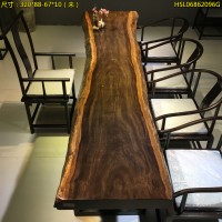 上木传家 黑檀办公桌黑檀原木桌黑檀会议桌黑檀家具黑檀批发黑檀大型会议桌黑檀大气办公桌黑檀大班台大板连体桌黑檀实木大板桌工