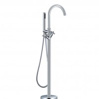 浴缸** 全铜落地 单把双控浴缸** 淋浴花洒** 立式**