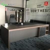 厦门办公家具办公桌老板桌办公桌简约现代总裁桌经理主管桌组合文件柜