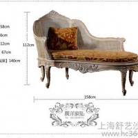 定制\n            法式新古典实木沙发家具样板房别墅皮布艺沙发美式雕花沙发奢华