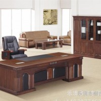 批发品牌办公家具卓瑞老板桌实木大班台办公桌现代简约主管桌
