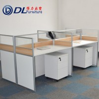 贵阳现代简约办公家具四人组合办公桌屏风隔断工作位卡位职员员工