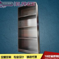 无醛书架置物架简约书柜储物柜实木颗粒板式家具 工厂