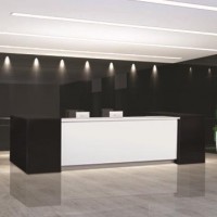 中美森科办公室前台 经济时尚大气前台桌 公司前台办公桌 定制