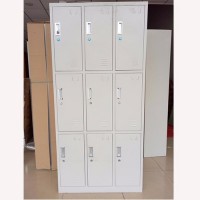 铁柜文件柜铁皮资料柜9门门工储物柜更衣柜9门员工衣柜铁皮衣柜