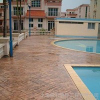 桓石2017048广东压花地坪，梅州压花地坪材料，潮州压花地坪材料批发