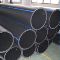 pe管塑料管道黑色聚乙烯管道国标抗冲击DN150pe供水管材热熔管道