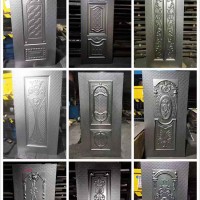 防盗门压花门板 镀锌冷轧钢板 门板价格