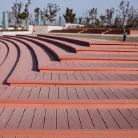 厂家批发直销塑木地板塑木实心板15050