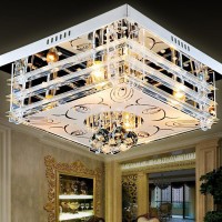 飞标照明/LED水晶吸顶灯/客厅现代简约水晶灯/ 卧室灯具/