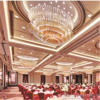 定制宜生光景新款水晶灯 现代新款造型时尚水晶吊灯 豪华吸顶水晶灯定制 大堂大灯