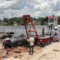 广西抽泥船 广西河道抽泥船 广西液压操纵绞吸抽泥船下水施工