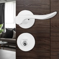 顶固门锁家用通用型卧室门锁室内门锁卫生间门锁房门锁静音门锁黑