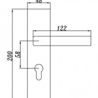 瀚佰锐纯铜执手门锁，大门锁，房间锁，铜执手锁