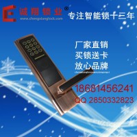 深圳诚翔厂家锁业8018智能密码锁 酒店防盗门智能门锁 防盗门锁