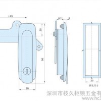 工业柜锁 开关柜锁 电柜门锁 MS405